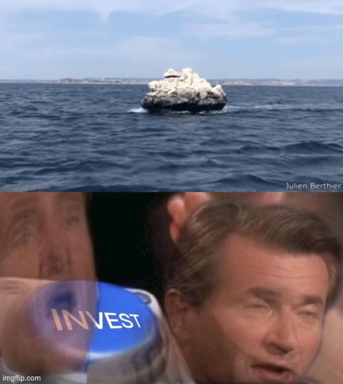 Rock Boat | image tagged in invest | made w/ Imgflip meme maker