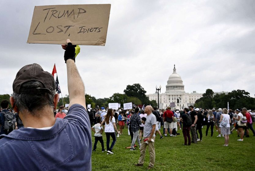 Trump Lost Rally J6 COVID Election Blank Meme Template