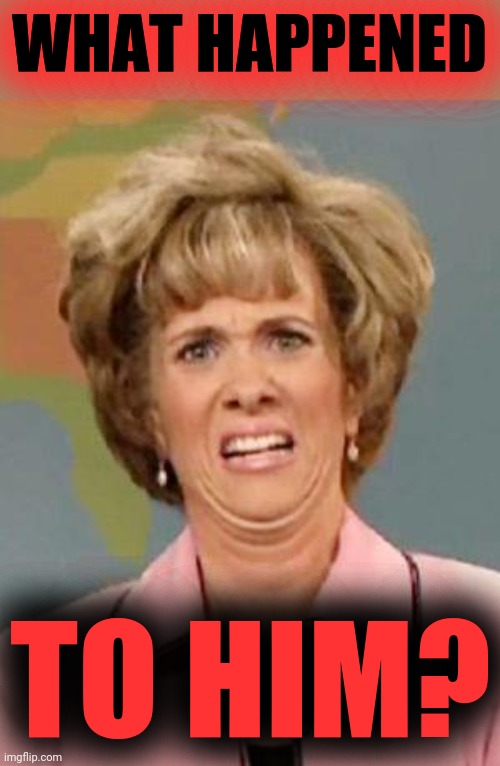 Grossed Out | WHAT HAPPENED TO HIM? | image tagged in grossed out | made w/ Imgflip meme maker