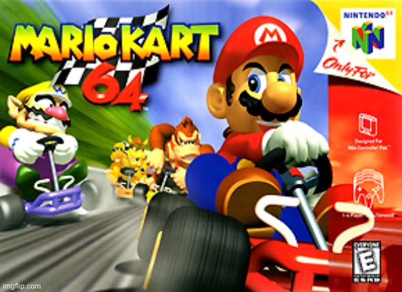 Who remembers playing THIS? (v rare self-cringe) | image tagged in mario kart 64 | made w/ Imgflip meme maker