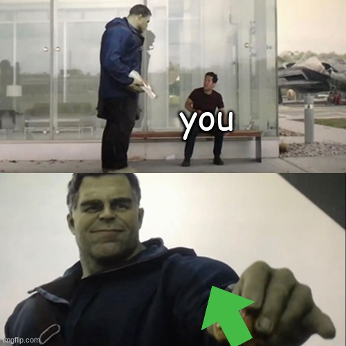 Hulk Taco | you | image tagged in hulk taco | made w/ Imgflip meme maker