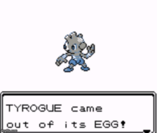 Shiny Tyrogue | image tagged in shiny,pokemon | made w/ Imgflip meme maker