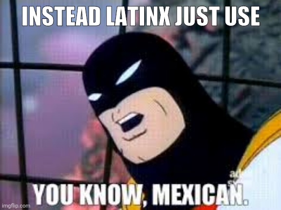 INSTEAD LATINX JUST USE | made w/ Imgflip meme maker