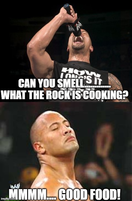 can you smell what the rock is cooking gif