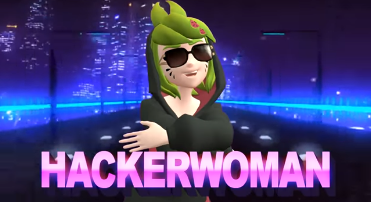 Melony HackerWoman Blank Meme Template