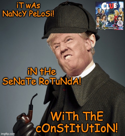 iT wAs NaNcY PeLoSi! WiTh ThE cOnStItUtIoN! iN tHe SeNaTe RoTuNdA! | made w/ Imgflip meme maker