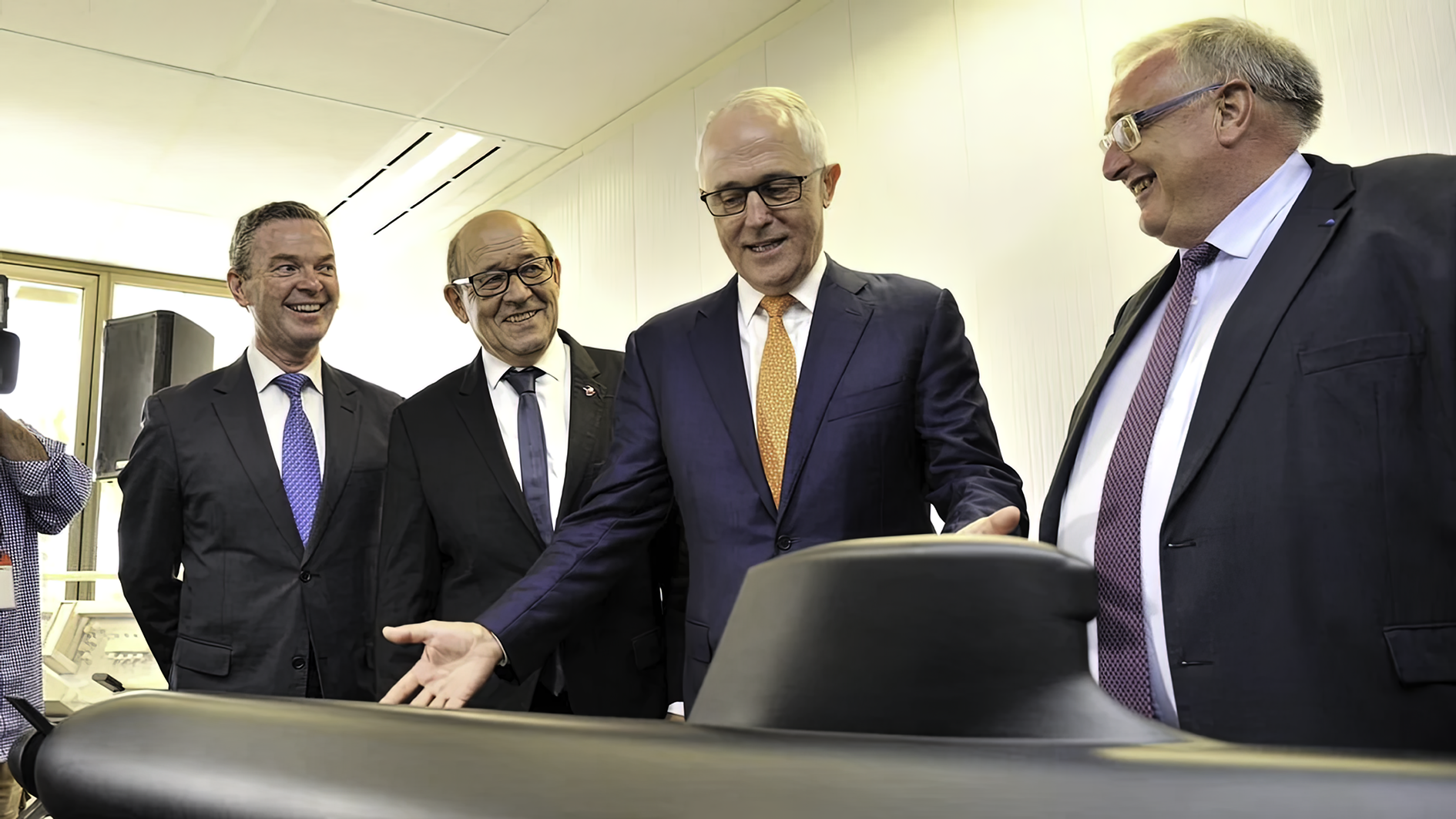 Malcom Turnbull French Submarine Deal Blank Meme Template