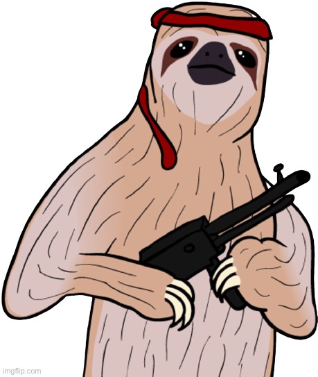 Sloth thug | image tagged in sloth thug | made w/ Imgflip meme maker