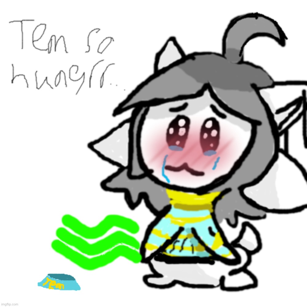 image tagged in stomach growl temmie | made w/ Imgflip meme maker