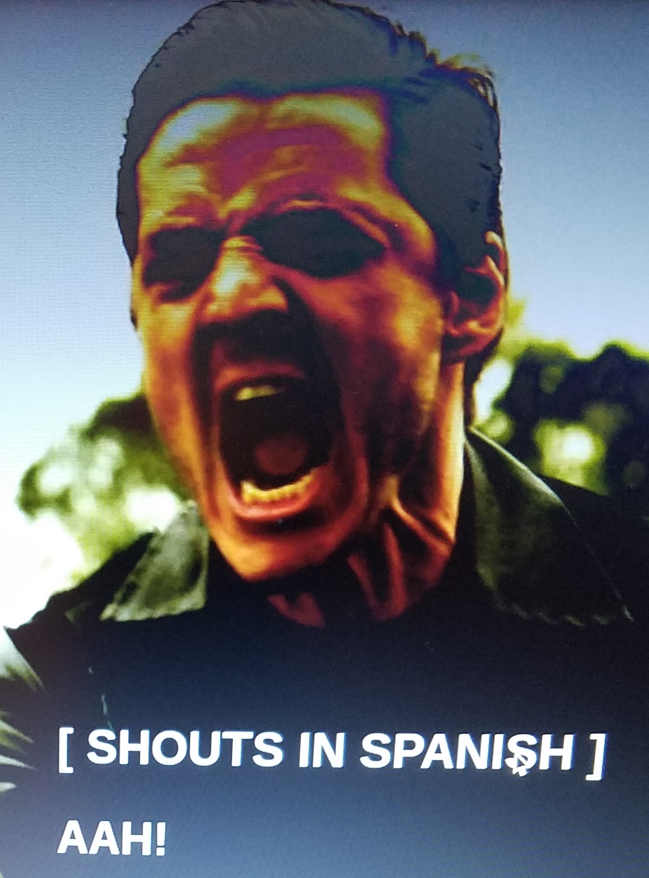 SHOUTS IN SPANISH Blank Meme Template