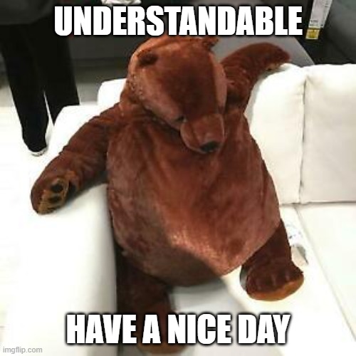 UNDERSTANDABLE; HAVE A NICE DAY | made w/ Imgflip meme maker