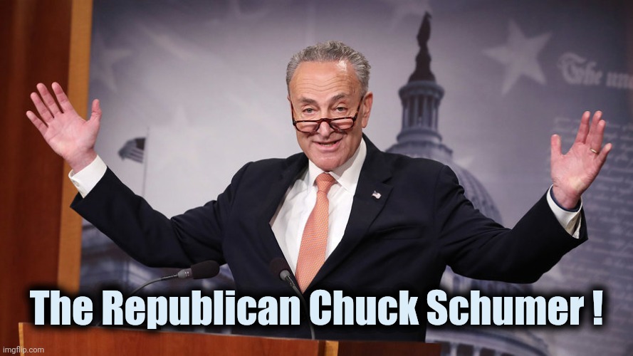 Chuck Schumer | The Republican Chuck Schumer ! | image tagged in chuck schumer | made w/ Imgflip meme maker