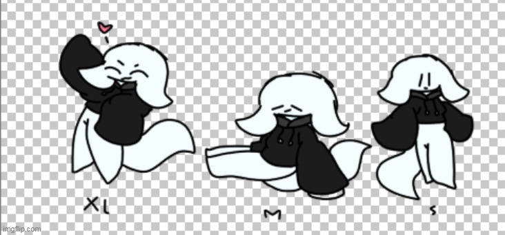 my boi in different size hoodies cause yes | made w/ Imgflip meme maker