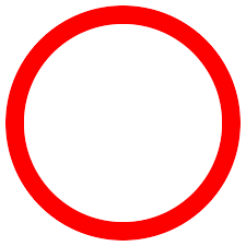 High Quality Red circle Blank Meme Template