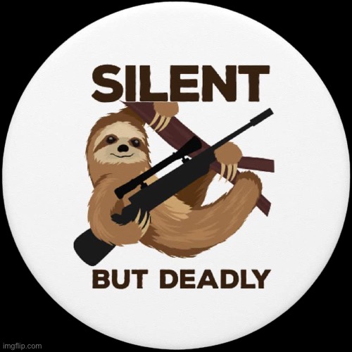 Sloth silent but deadly | image tagged in sloth silent but deadly | made w/ Imgflip meme maker