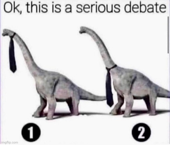 How do dinosaurs wear ties? | made w/ Imgflip meme maker
