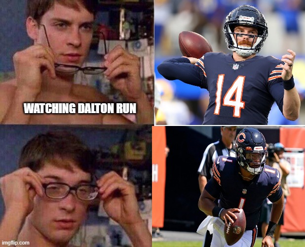 WATCHING DALTON RUN | image tagged in CHIBears | made w/ Imgflip meme maker