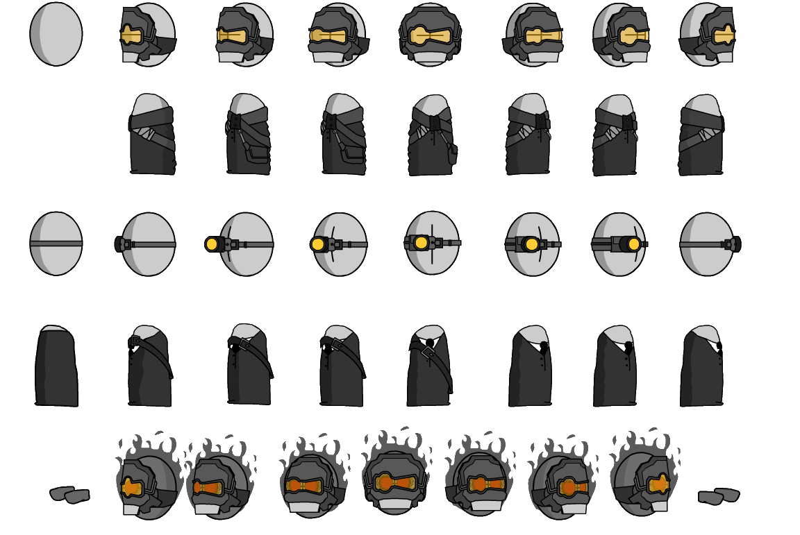 High Quality ATP sprite sheet Blank Meme Template