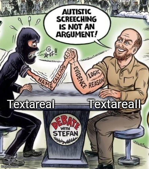 Name Calling Is Not An Argument | TextareaII; TextareaI | image tagged in name calling is not an argument,memes,politics,morality,ethics,social media | made w/ Imgflip meme maker