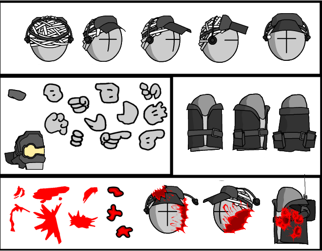Deimos sprite sheet Blank Meme Template