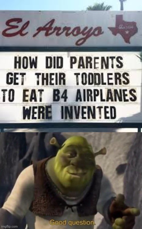 image tagged in shrek good question | made w/ Imgflip meme maker