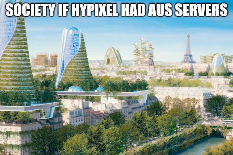 Dream Society | SOCIETY IF HYPIXEL HAD AUS SERVERS | image tagged in dream society | made w/ Imgflip meme maker