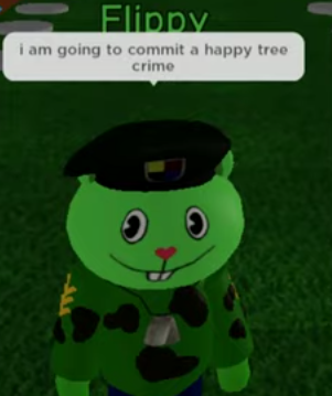 Happy Tree Crime Blank Meme Template