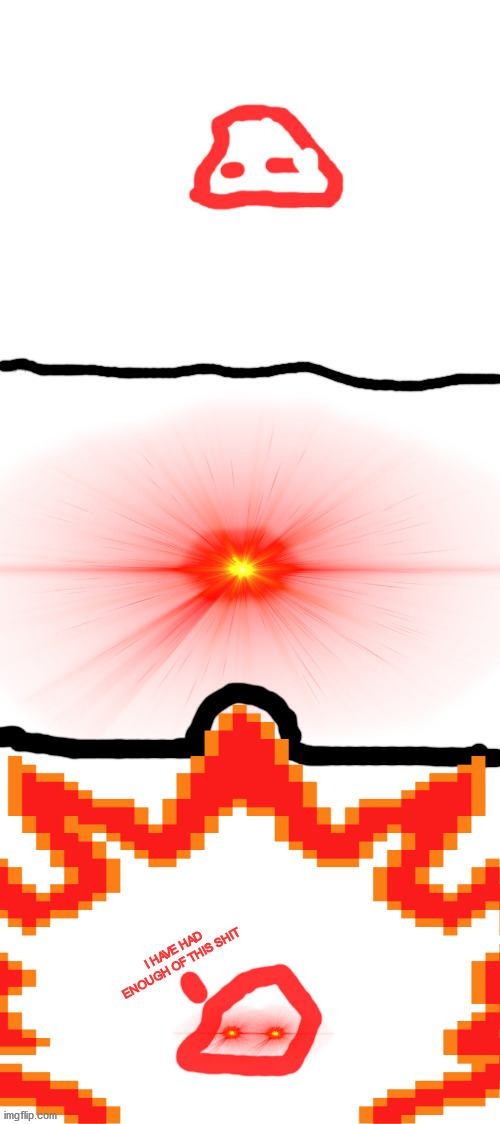 blobie had enough of this shit Blank Meme Template