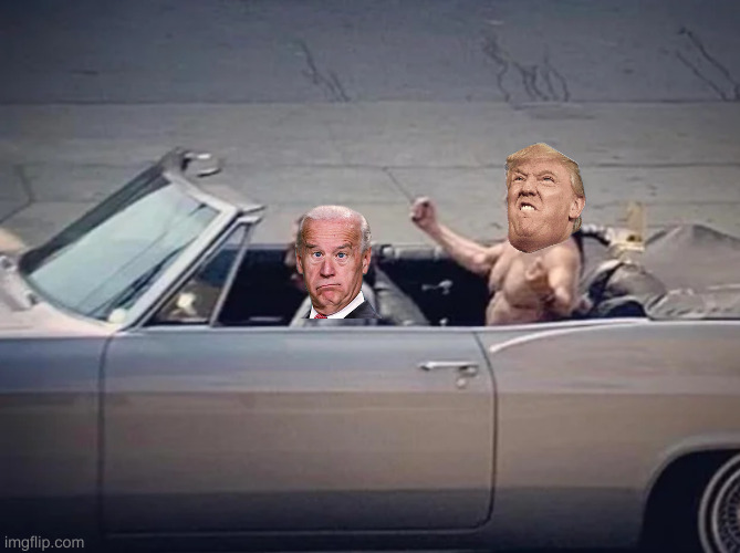 worst ride ever - biden still has not said if rumpt is up on charges yet | image tagged in irony,rumpt,biden | made w/ Imgflip meme maker