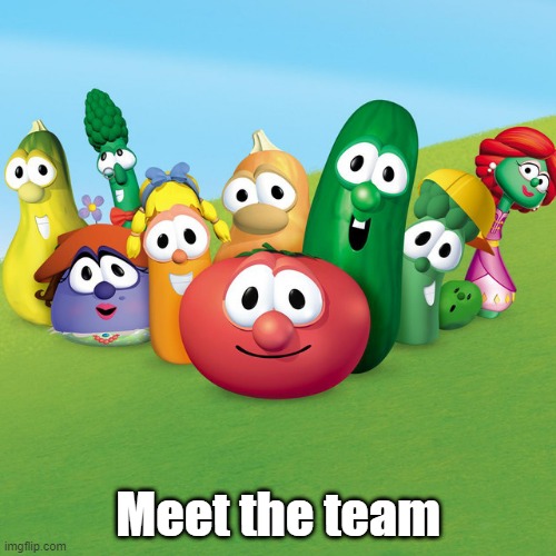 Meet the team | Meet the team | image tagged in team | made w/ Imgflip meme maker