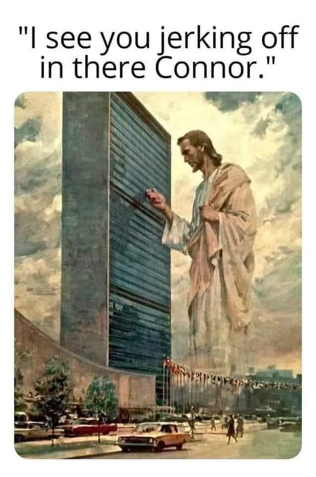 High Quality Jesus at the United Nations Blank Meme Template