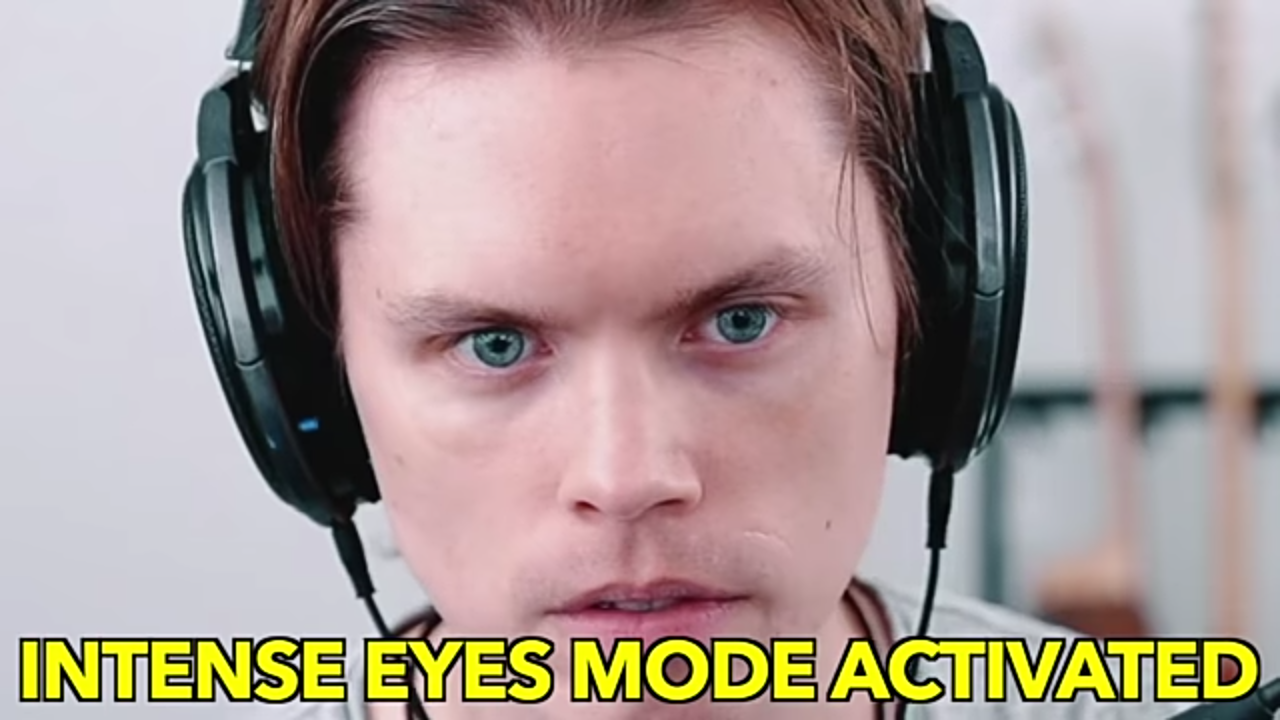RoomieOfficial Intense Eyes Mode Activated Blank Meme Template