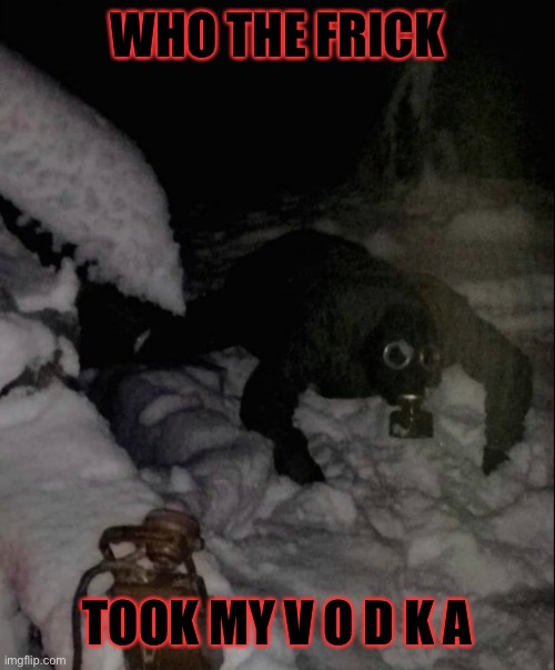 soviet spooder man | WHO THE FRICK; TOOK MY V O D K A | image tagged in soviet spooder man,soviet union,chernobyl,lmao,memes,gen z | made w/ Imgflip meme maker