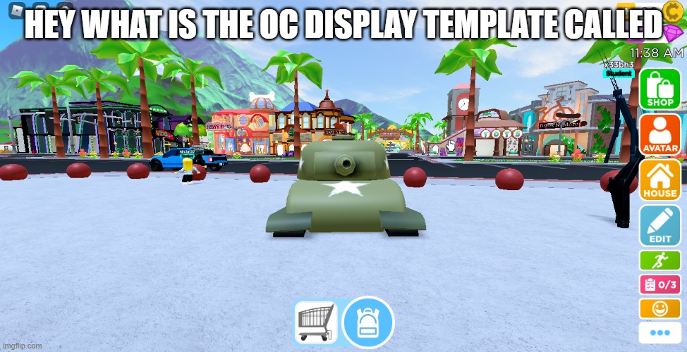 HEY WHAT IS THE OC DISPLAY TEMPLATE CALLED | image tagged in m4 sherman tank | made w/ Imgflip meme maker