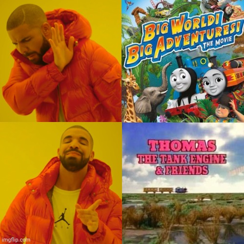 Classic Thomas is Better | image tagged in thomas the tank engine | made w/ Imgflip meme maker