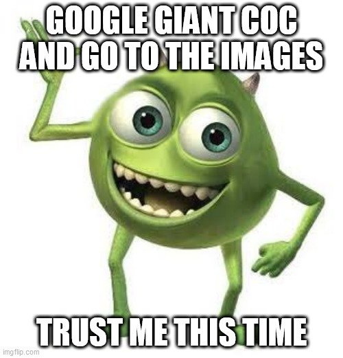 GOOGLE GIANT COC AND GO TO THE IMAGES; TRUST ME THIS TIME | made w/ Imgflip meme maker