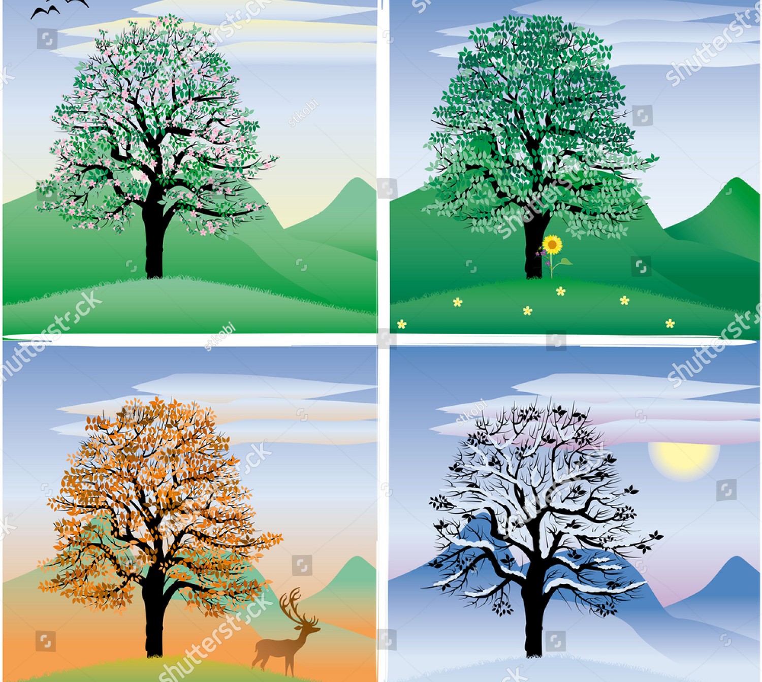 High Quality seasons Blank Meme Template