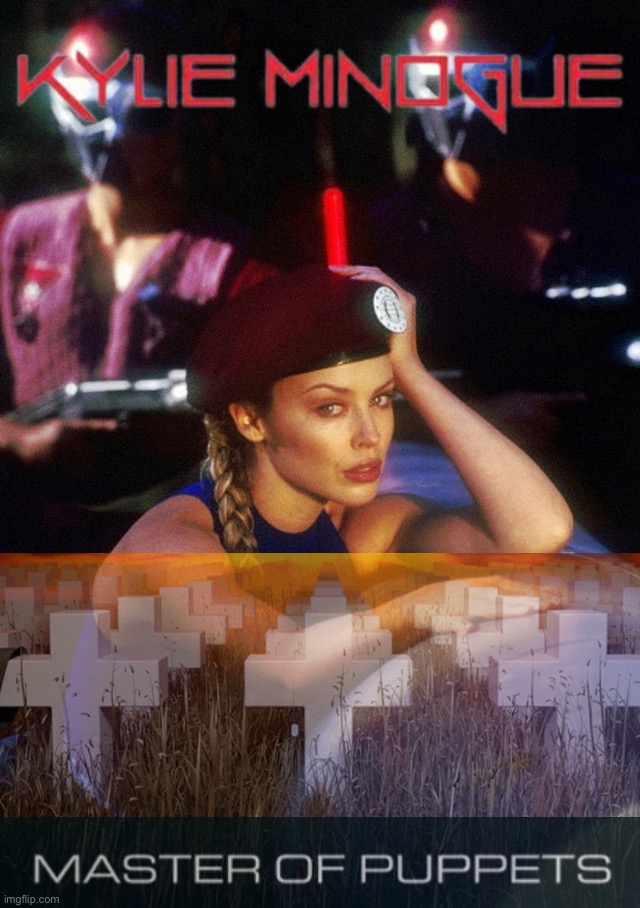 High Quality Kylie Master of Puppets Blank Meme Template