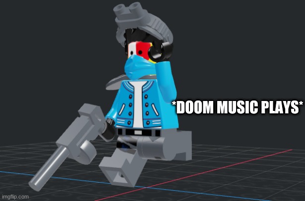 *Wheeze* im scared  (let the slaughter begin) | *DOOM MUSIC PLAYS* | made w/ Imgflip meme maker