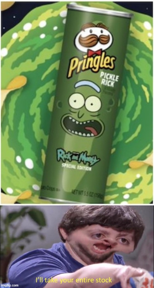 image tagged in i'll take your entire stock,pickle rick | made w/ Imgflip meme maker