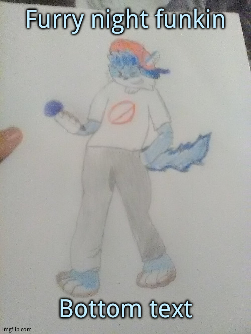 Furry night funkin | Furry night funkin; Bottom text | image tagged in furry night funkin | made w/ Imgflip meme maker