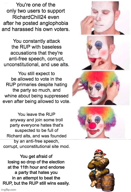 Posted on behalf of IG while he waits for his ban to end. | made w/ Imgflip meme maker