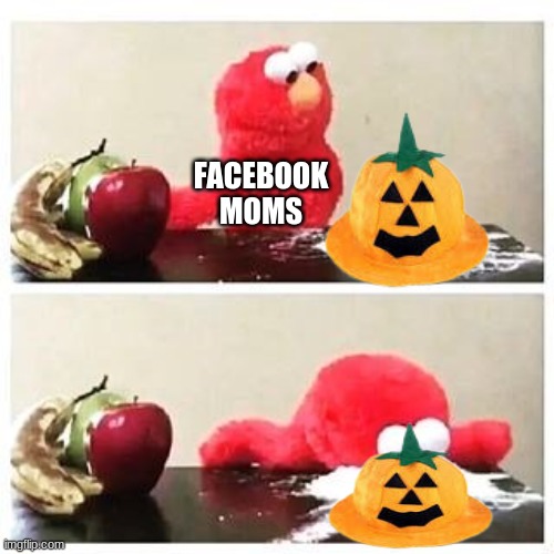 elmo cocaine | FACEBOOK MOMS | image tagged in elmo cocaine | made w/ Imgflip meme maker