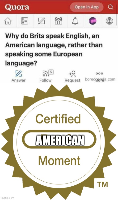 AMERICAN | image tagged in certified bruh moment | made w/ Imgflip meme maker
