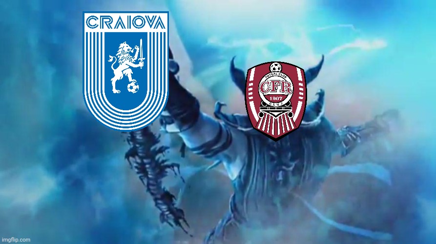 CFR Cluj 1-0 CS "U" Craiova: Romanian Champions had revenge on the cup winners as Burca returns to score for the Railwaymen. | image tagged in cfr cluj,craiova,scorpion,sub-zero,mortal kombat,memes | made w/ Imgflip meme maker