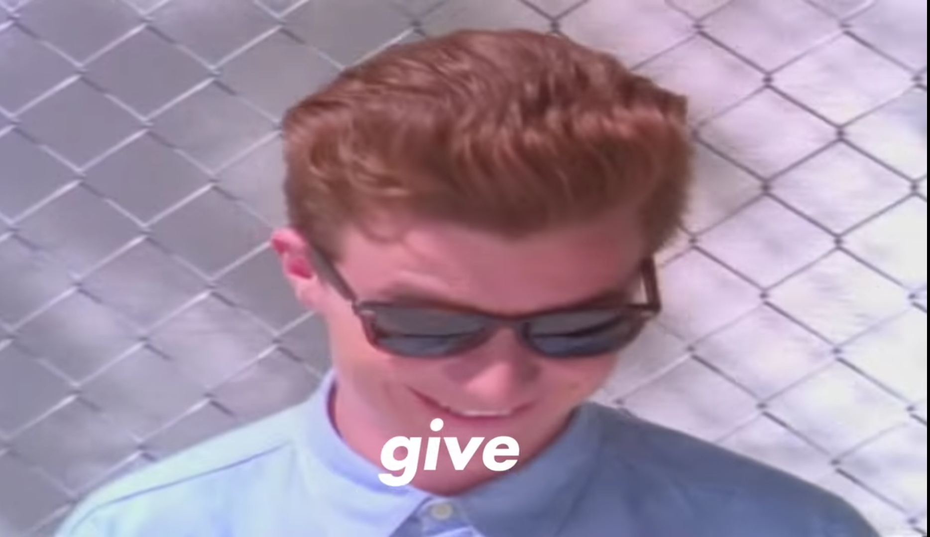 High Quality Rick astely give Blank Meme Template