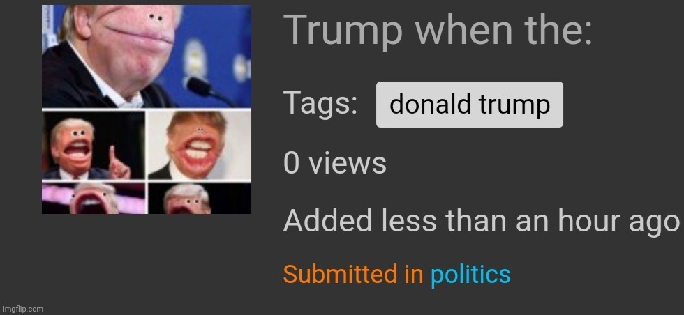 I saw someone say if they get x amount of upvotes they'd post to politics but they deleted so I did it because why not. | image tagged in shit posts in politics | made w/ Imgflip meme maker