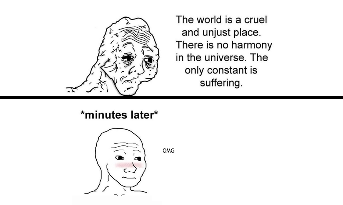 The World is a Cruel Place//OMG Blank Meme Template