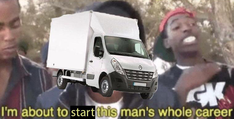 High Quality Truck Kun Blank Meme Template