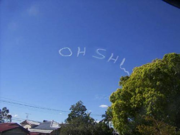 Skywriter Prank | image tagged in skywriter prank | made w/ Imgflip meme maker